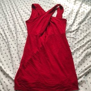 Short red cute dress